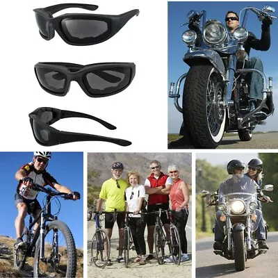 Chopper Cycling Motorcycle Sunglasses Riding Glasses Anti UV Windproof Goggles • $6.98