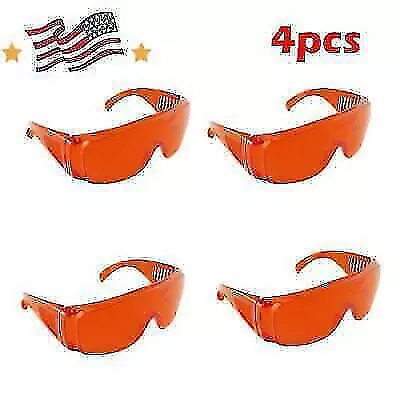 Dental Lab 4pcs Eye Protection For Safety Goggles Glasses FDA Approved • $20.89