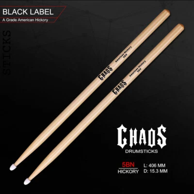 $20 • Buy Chaos 5b Nylon Tip Drumsticks – 5bn Drum Sticks