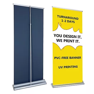 Custom Deluxe Retractable Banner Stand With Padded Canvas Bag (Stand And Banner) • $219.99