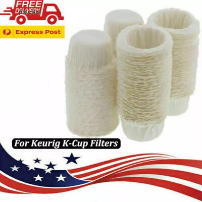 US 100-500Pcs Coffee Filters Paper Cups Disposable Replacement For Keurig-K-Cup • $10.70