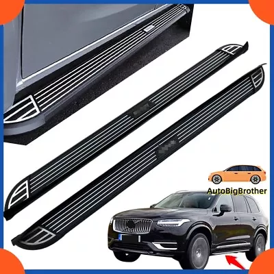 Fits For Volvo XC90 2015-2023 Fixed Running Board Side Steps Pedals Nerf Bar • $379