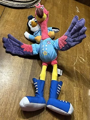 Disney Junior Jr T.O.T.S Pip & Freddy Flamingo Bird Plush Stuffed Toy Talks Move • $10