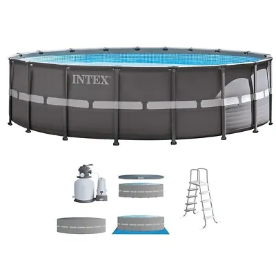$1269.99 • Buy Intex 18ft X 52in Ultra Frame Pool Set With Sand Filter Pump Ladder Ground Cloth