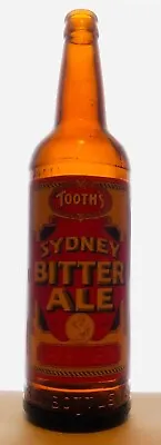 VINTAGE BOTTLE AMBER BROWN BEER  ‘NSW BOTTLE COMPANY’ BOTTLE 26Oz 1942 Label • $25.99