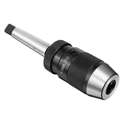 Keyless Drill Chuck MT2 Morse Taper Mount Adjustable 1/32 -1/2  1mm-13mm 3-Jaw • $32.12