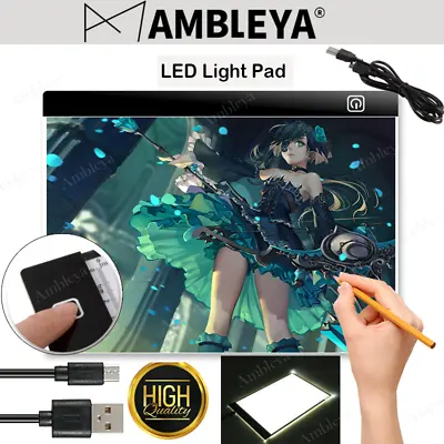 A3 LED Drawing Copy Tracing Board Light Box Ultra-thin LED Lightbox Pad Painting • £15.59