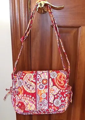 VERA BRADLEY Lindsay Crossbody Purse Like On The Go Style - Raspberry Fizz - New • $34.95