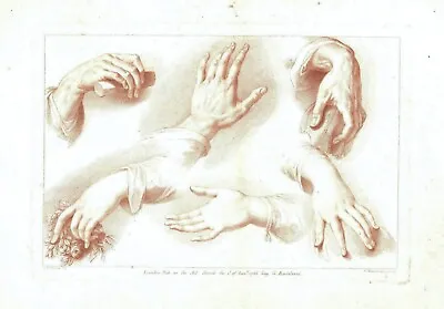 Francesco Bartolozzi RA (1727-1815) - 18th Century Engraving Hand Studies • £132