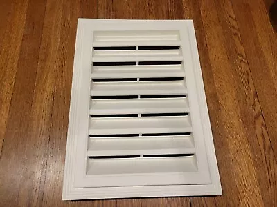 Builders Edge Gable Vent 12 X18  White  Plastic Exterior Wall • $24.99