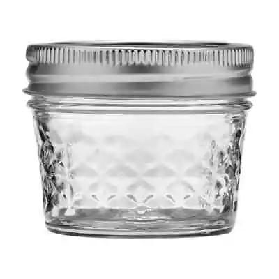 Ball Regular Mouth 4oz Quilted Pint Mason Jars 12 Count • $15.44