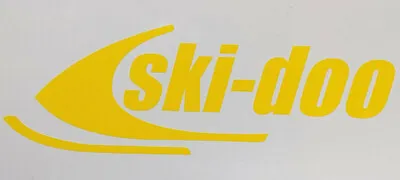 Vintage Ski-Doo Snowmobile Trailer Vehicle Decal Sticker Yellow Or Black • $14.47