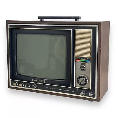 1969 SONY Model KV-1210U - First-Ever Distributed  TRINITRON  Color TV - WORKING • $1395