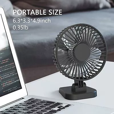 4“ USB Desk Table Fan Personal Small Air Circulator Quiet Mini Portable Fans • $7.99