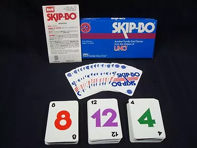 Vintage SKIP-BO Card Game 1982 Complete Excellent Condition. • $10.50