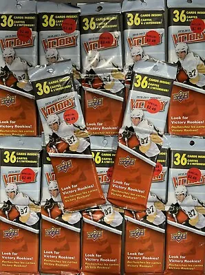 2010-11 NHL Upper Deck Victory Factory Sealed 36 Fat Value Packs (15 Packs Lot) • $89