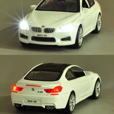 BMW M6 1:32 Scale Metal Diecast Model Toy Car Kid  Gift W/ Sound & Light Model • $20.99