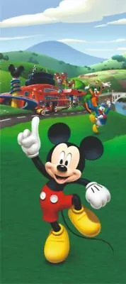 Children Wall Mural Door Size Disney 202x90cm Mickey Mouse Bedroom Wall Decor • $58.73