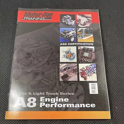 Motor Age Training ASE A8 Car & Light Truck Performance Engine Performance • $22.99