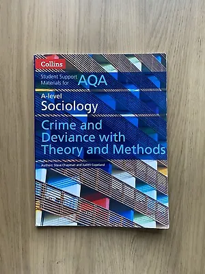 AQA A Level Sociology Crime And Deviance With Theory And Methods (Collins... • £9