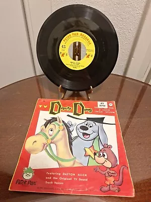 DEPUTY DAWG Story Of The 2 Inch Worm Peter Pan Records 45 Rpm Vinyl TESTED • $5