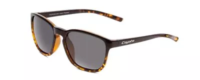 $49.49 • Buy Coyote Rambler Unisex Designer Polarized Sunglasses In Black Tortoise/Grey 53 Mm