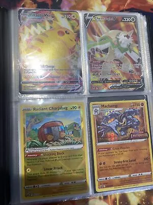 Pokemon Card Binder Collection Nm Old And New Holo Ex Vmax V Full Art  • $49.99