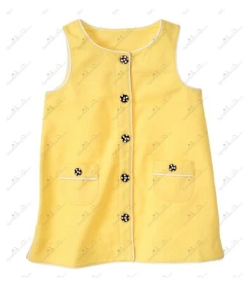 $15.67 • Buy Gymboree Girls 4 4T Bee Chic Button Front Pique Tunic Top 2011 Vintage NWT 