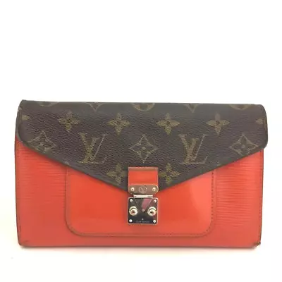 Louis Vuitton Monogram Portefeuille Marie Rose Long Bifold Wallet/6Y0198 • $1