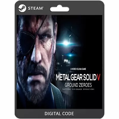Metal Gear Solid V 5 Ground Zeroes Steam PC Digital Key | Send In 12 Hours! • $4.99
