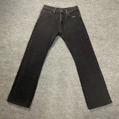 Levis 517 Mens Jeans 29x31* Bootcut Black Red Tab 100% Cotton Dark Wash Pants • $34.95