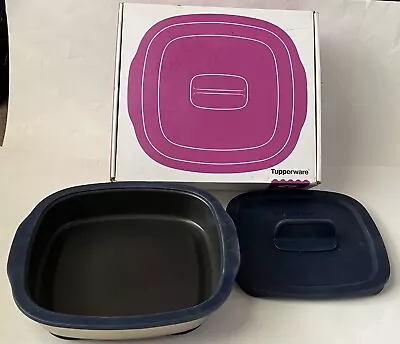 New Tupperware MicroPro Grill Micro Pro Series Microwave Grilling Base & Lid Box • $61.99