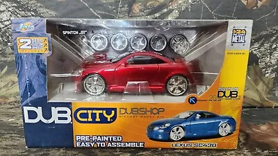 Jada 1:24 Lexus Sc430 Diecast Model Kit  Dubcity Dubshop Spintek Maya Rims Cj • $44.99