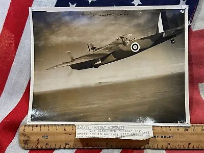 WW2 Press Release Pic -RAF BLACKBURN BOTHA B.26 IN FLIGHT • $15.85