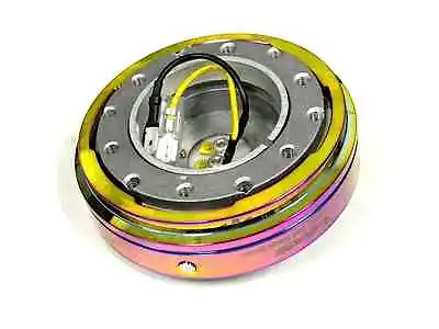 Vms Racing Thin Short Slim Quick Release Neo Chrome For Nrg Steering Wheel • $66.90