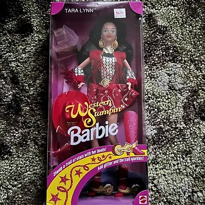 1993 Mattel Barbie Western Stampin' Tara Lynn Star Cowgirl Vintage #10295 NRFB • $45