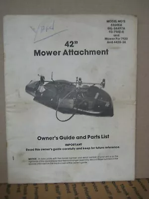 Original Gilson Montgomery Wards 42  Mower Deck Attachment 63648A GIL-34497A  • $17.95