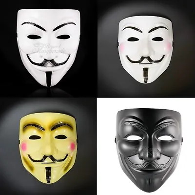 $9.95 • Buy V For Vendetta Masquerade Costume Halloween Guy Fawkes Mask For Men