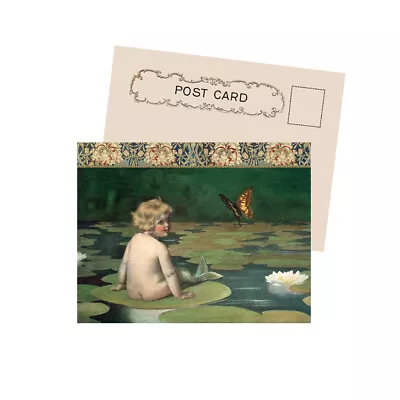 Little Mermaid By Gutmann New Antique Image Postcard • $2.95