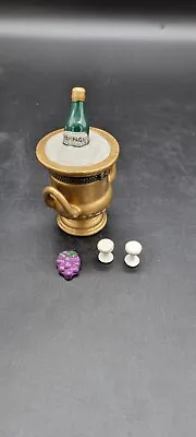 Midwest Of Cannon Falls Champagne Ice Bucket Hinged Mini Trinket Box PRE-OWNED • $24.99