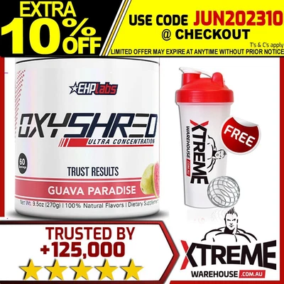 $64.95 • Buy Ehp Labs Oxy Shred 60 Srv// Ehplabs Fat Burning Weight Loss Oxyshred Thermogenic