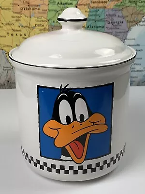 SHIPS SAME DAY Warner Brothers Daffy Duck Cookie Jar 1993 Vtg Collectible Rare • $64