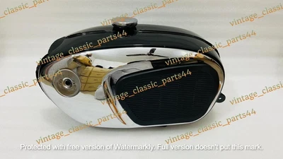 $731.85 • Buy Honda CB160 Chrome & Black Painted Petrol Tank 1965-1969 Model With Side Plate