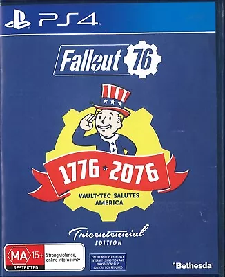 Fallout 76 - Tricentennial Edition - PS4 124d New Sealed • $33.05