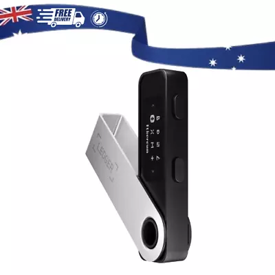 Ledger Nano S Crypto Hardware Wallet-Bluetooth-The Best Way To Securely Buy New • $179.99