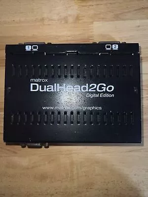 Matrox DualHead2Go Dual Analog VGA Monitor Extender Only Vf6 • $75