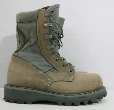 Military Combat Boots Ufcw Mondo Pt  Men's  5  Sage Condura &  Suede  Steel Toe • $39.99