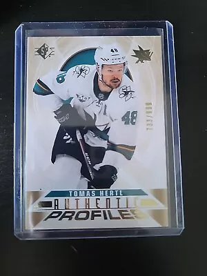 2020-21 Upper Deck SP Authentic Profiles 733/999 Tomas Hertl San Jose Sharks • $0.99