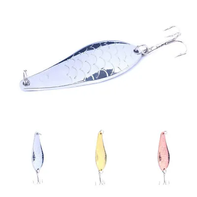 10x Spinnerbaits Vibration Wobbler Trolling Spoon 7cm/20g Fishing Lure Bait Bass • $42.79