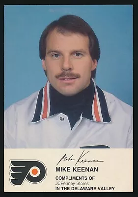 1984-85 J.C. Penney Philadelphia Flyers -MIKE KEENAN (Coach) *1st EVER Card* • $9.99